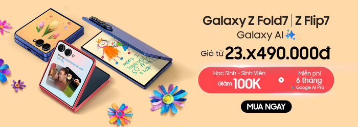 Banner săn deal giảm giá Samsung