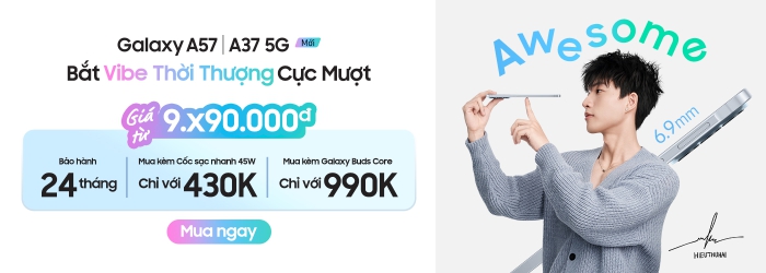 Banner săn deal giảm giá Samsung